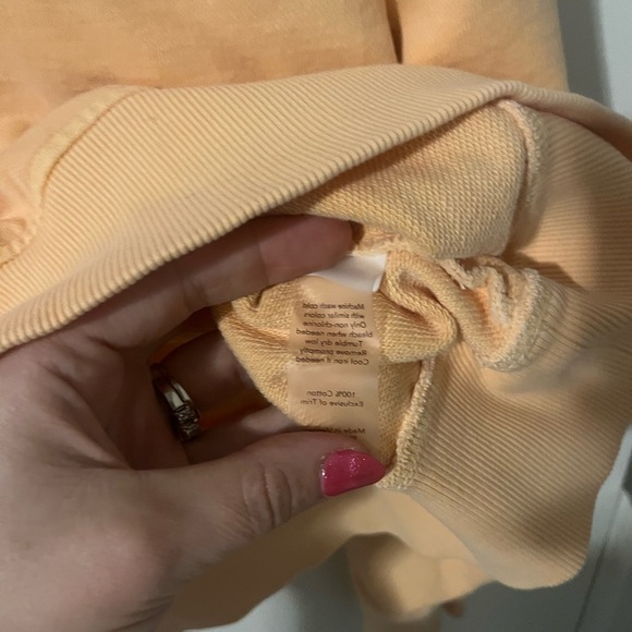 CALIA Athletic Workout Orange Button Neck Long Sleeve Sweater Size Large - Picture 6 of 7